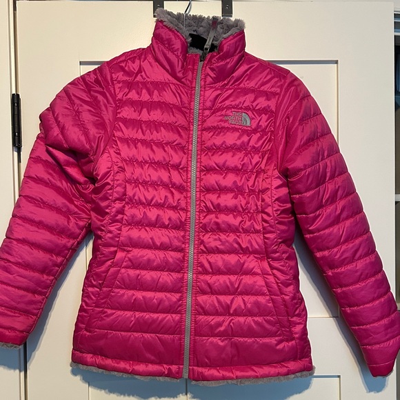 The North Face Plush Gray Jacket - Picture 3 of 5